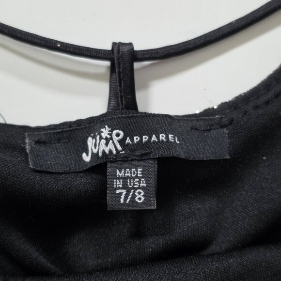 Jump Apparel Maxi Dress Womens 7/8 Black Pink Glitter Lined Cocktail Prom Whimsi - Picture 3 of 16